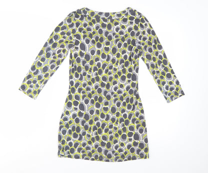 Boden Women’s Multicoloured Geometric Shift Dress Size 8