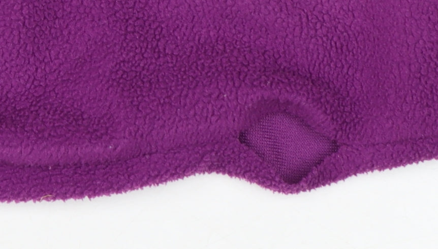 Regatta Women Purple Fleece 1/4 Zip Pullover Sweatshirt UK 12