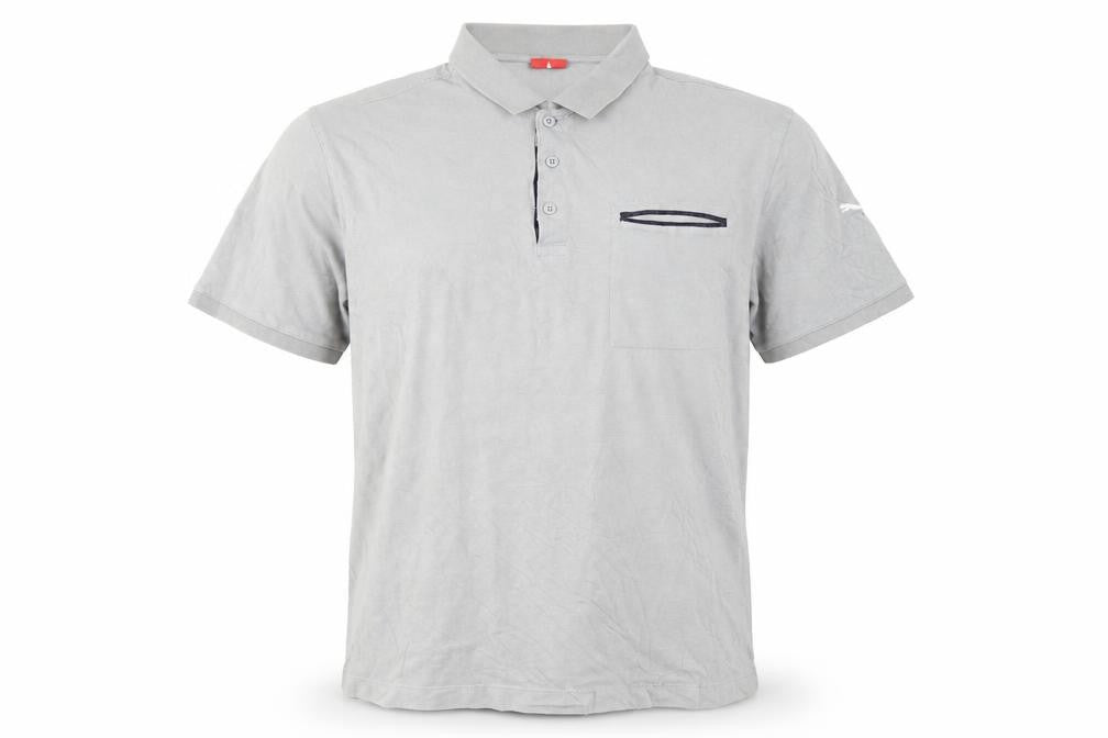 Puma Men's Grey XL Classic Cotton Polo Shirt