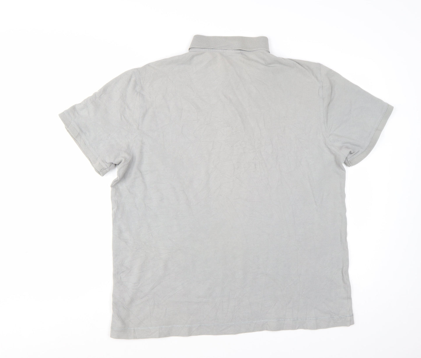 Puma Men's Grey XL Classic Cotton Polo Shirt