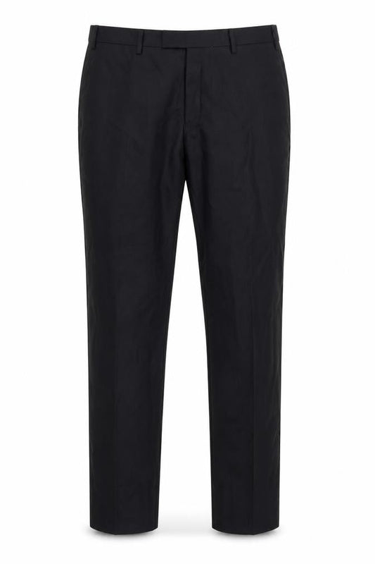 John Lewis Men’s Black Wool Regular Fit Dress Trousers 40S