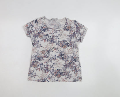 Dorothy Perkins Women’s Multicoloured Floral Beaded T-Shirt Size 12