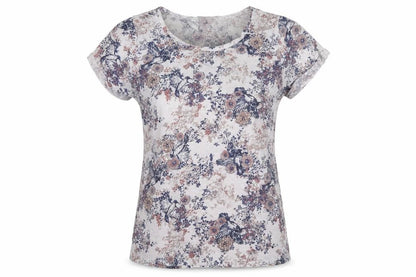 Dorothy Perkins Women’s Multicoloured Floral Beaded T-Shirt Size 12