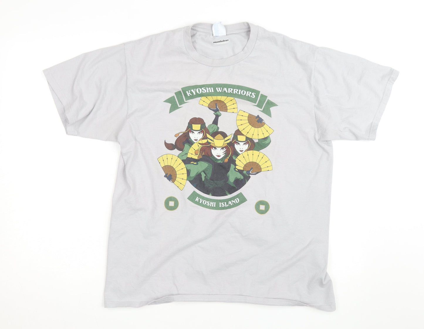 Port & Company Men's Grey Kyoshi Warriors Avatar T-Shirt Size L