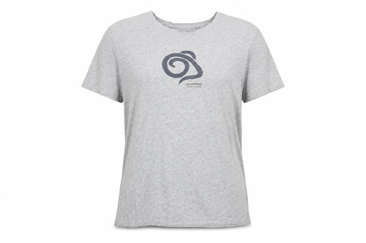 Craghoppers Womens Grey XL Short Sleeve Cotton Blend T-Shirt