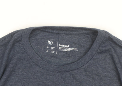 Tentree Men's Blue Long Sleeve Treeblend Crew Neck Top Size M
