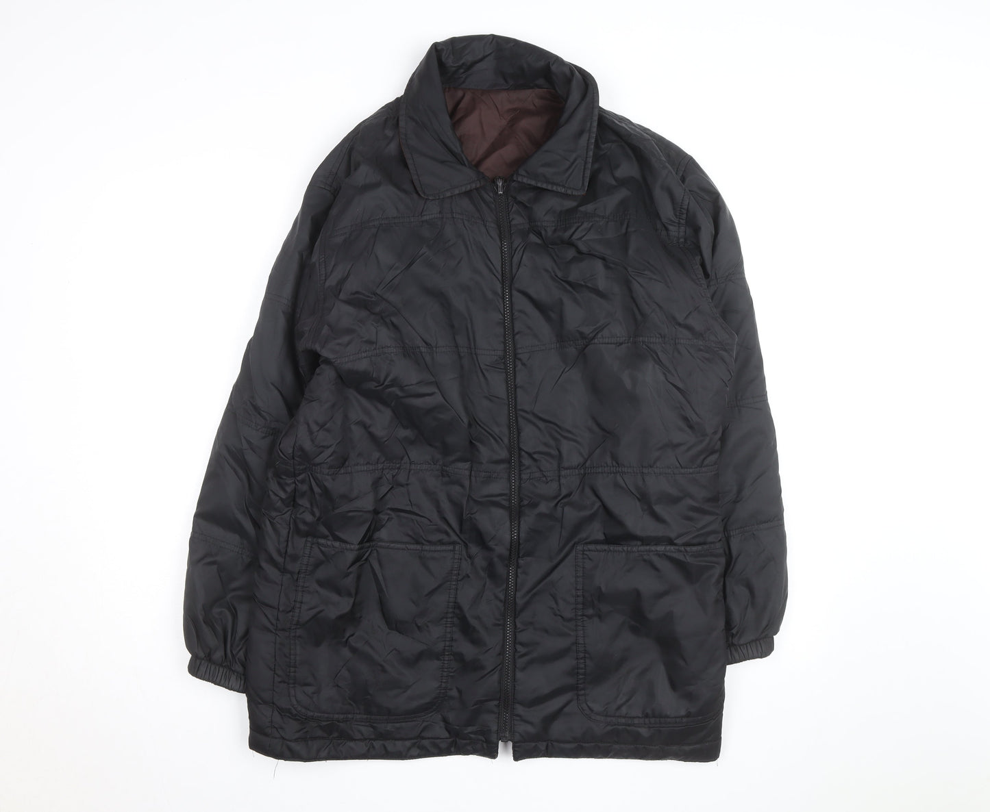 Essentials Women's Black Size 14 Quilted Puffer Jacket
