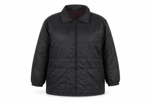 Essentials Women's Black Size 14 Quilted Puffer Jacket