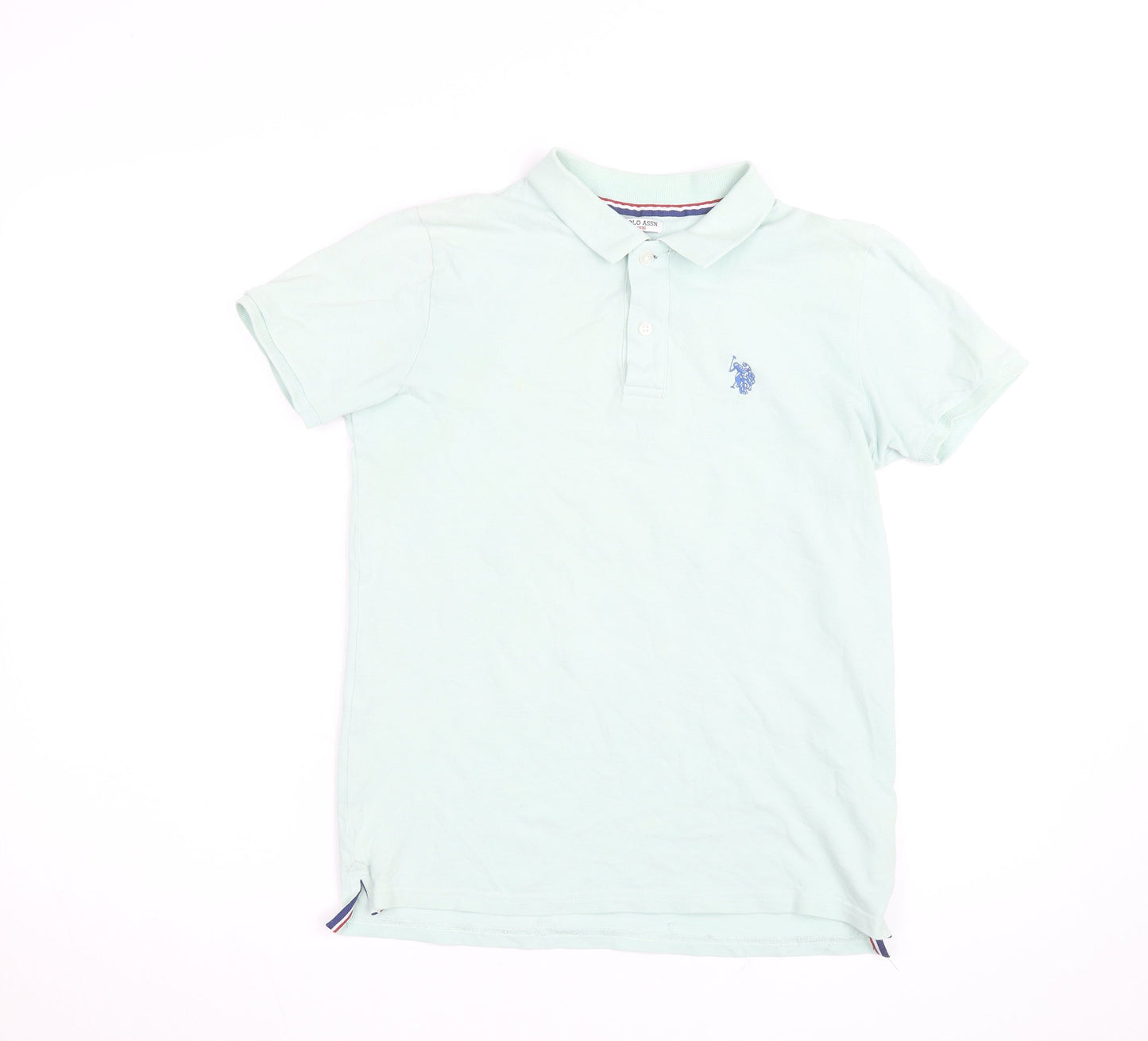 U.S. Polo Assn. Boys Green Short Sleeve Polo Shirt 14-15 Years