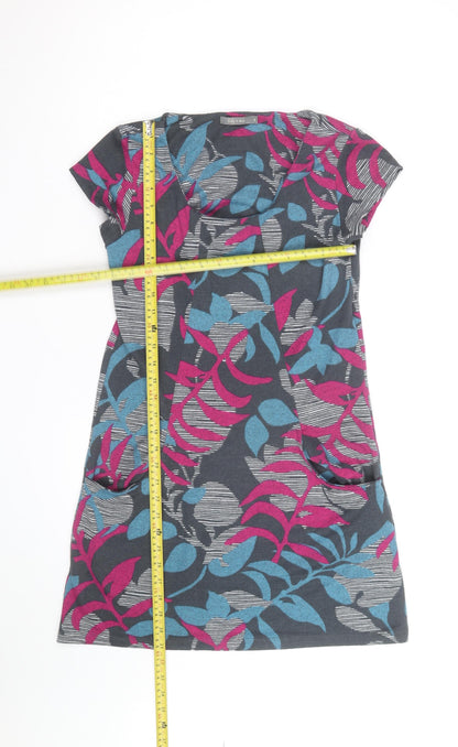 Lily & Me Women's Multicoloured Floral Shift Dress Size 8