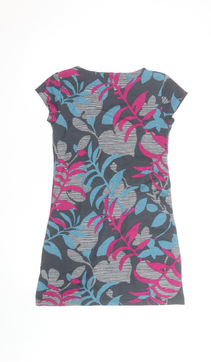 Lily & Me Women's Multicoloured Floral Shift Dress Size 8