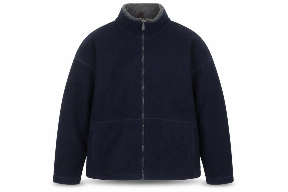 Marks and Spencer Men's Blue XL Fleece Full Zip Jacket
