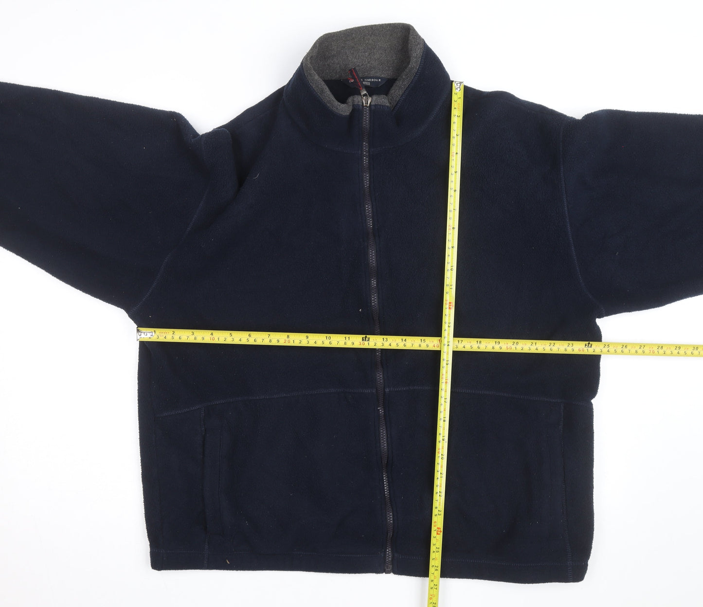 Marks and Spencer Men's Blue XL Fleece Full Zip Jacket