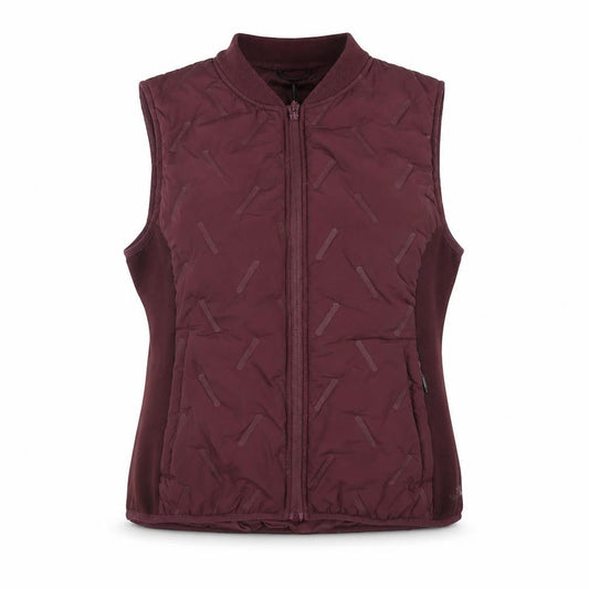 Trespass Womens Red L Lightweight Padded Waistcoat Bodywarmer