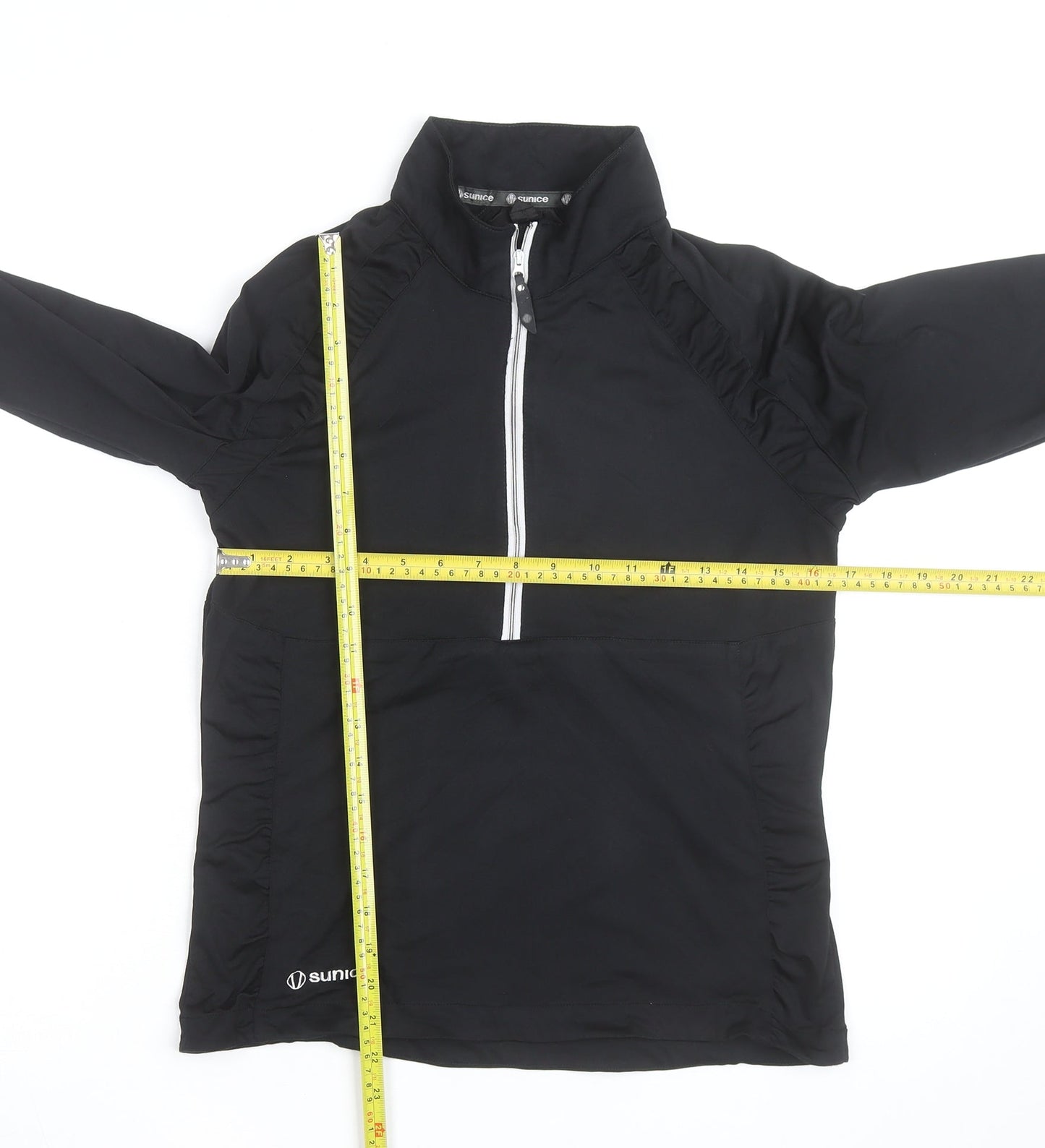 Sunice Men's Black M Softshell 1/2 Zip Lightweight Active Jacket
