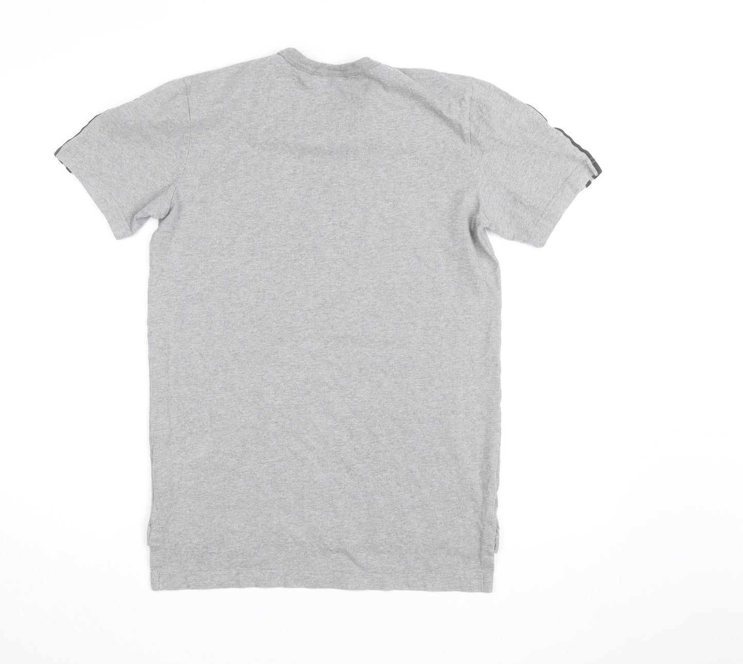 Adidas Men’s Grey Short Sleeve Crew Neck Sports T-Shirt Size S