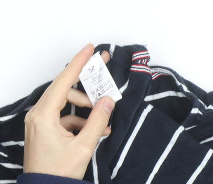 Crew Clothing Women’s Blue White Striped Long Sleeve T-Shirt Size 6