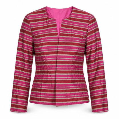 Russell Kemp Petite Women's Multicoloured Striped Tunic Blouse Size 8