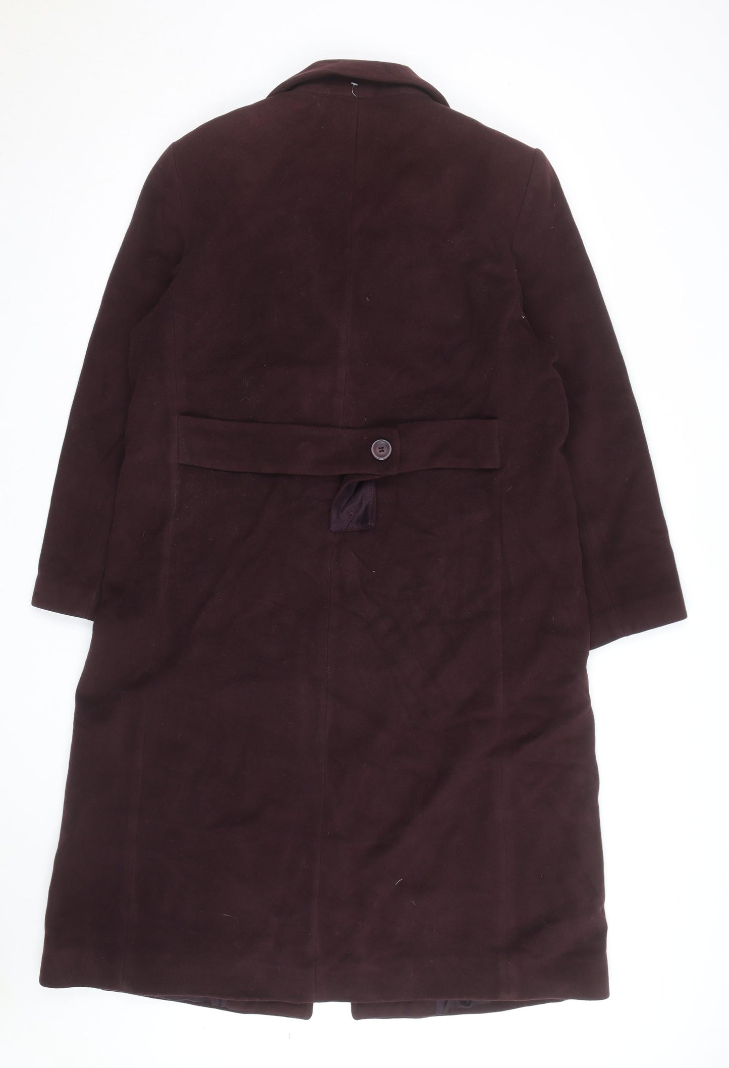 Forecaster Women's Brown Wool Blend Long Overcoat Size 12
