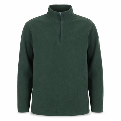 Mountain Warehouse Men's Green Fleece 1/4 Zip Pullover Sweatshirt Size L