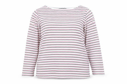 Bonmarché Women’s Multicoloured Striped Cotton Knit Jumper Size 20