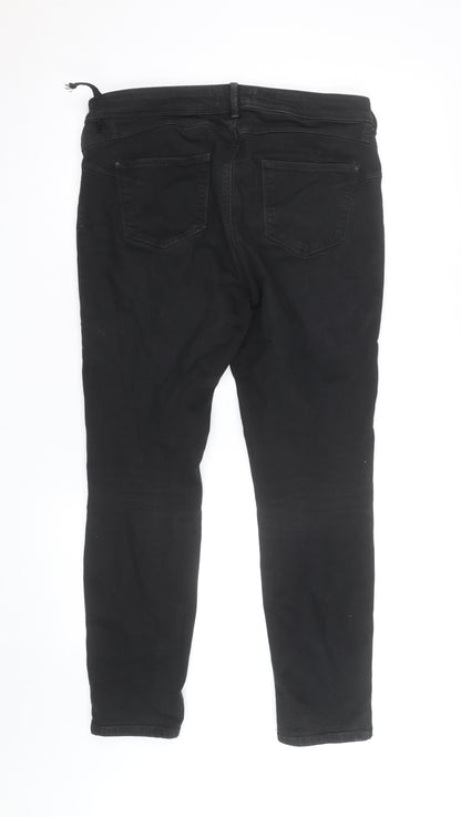 Marks and Spencer Women’s Black Sculpt & Lift Skinny Jeans Size 14