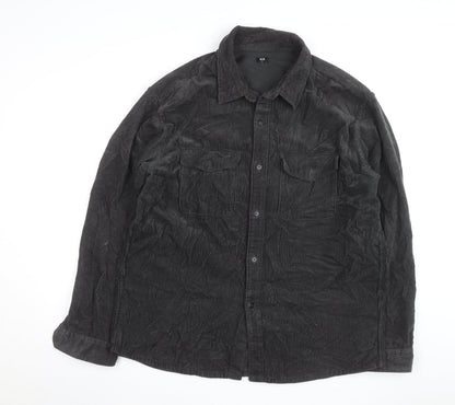 Uniqlo Men’s Black Corduroy Lined Button Jacket XL