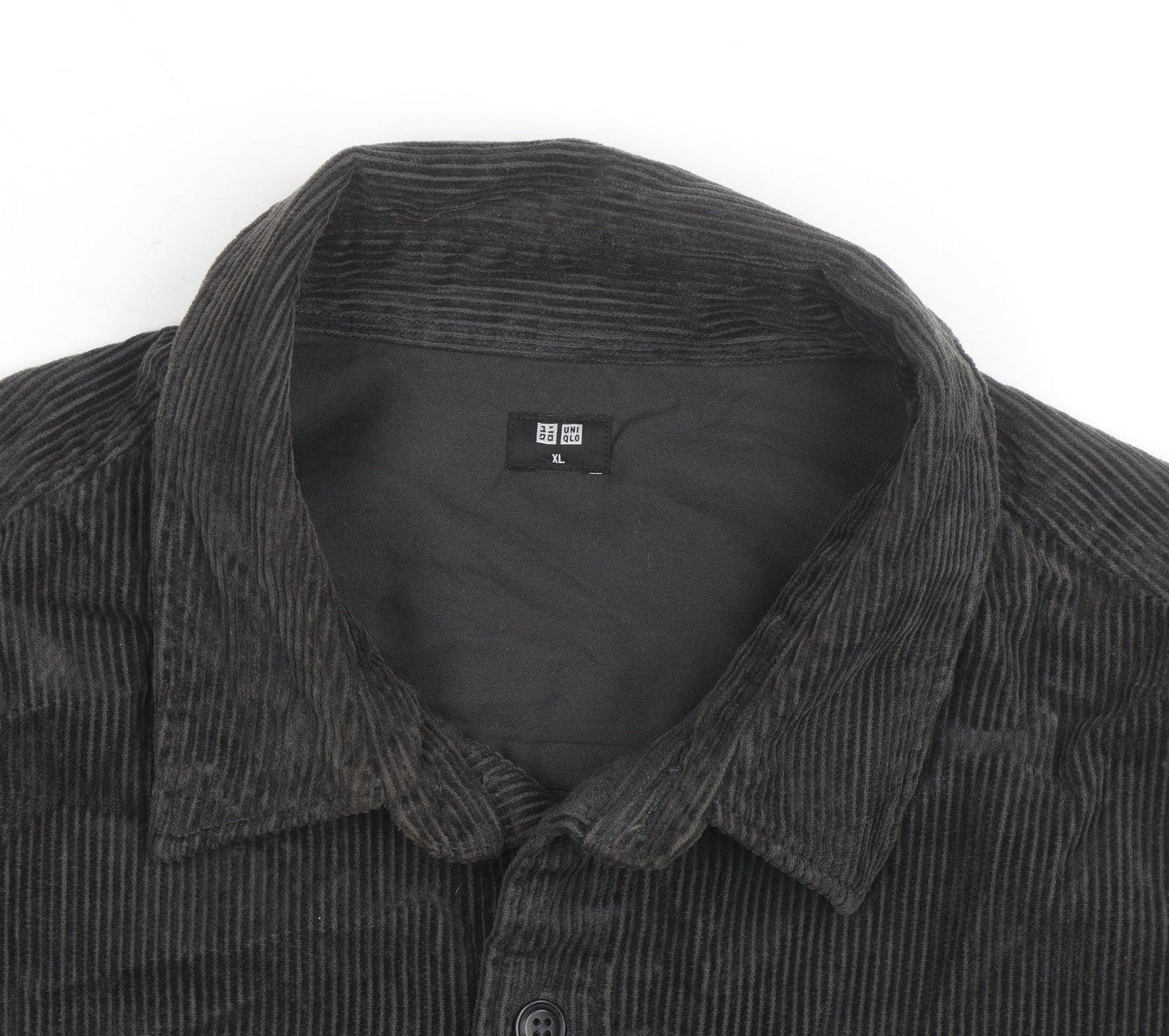 Uniqlo Men’s Black Corduroy Lined Button Jacket XL