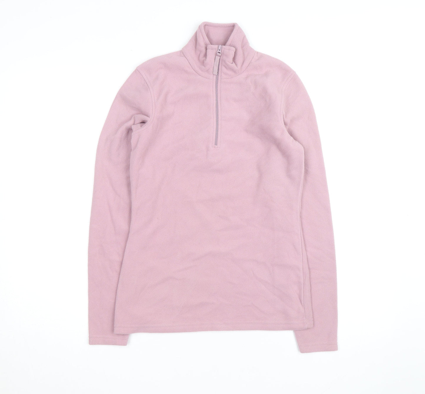 Mountain Warehouse Women Pink XS 1/2 Zip Fleece Pullover Sweatshirt