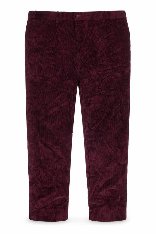 Peter Christian Men's Red Corduroy Straight Leg Jeans 34W 31L