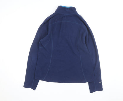 Karrimor Womens Navy Fleece 1/4 Zip Pullover Sweatshirt Size 14