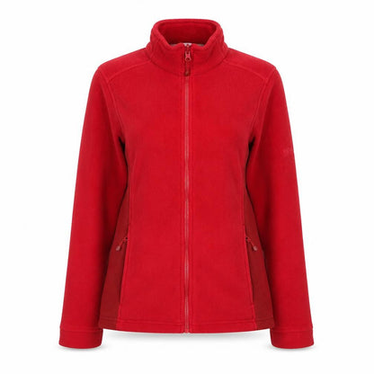 Regatta Women's Red Fleece Full Zip Outdoor Jacket Size 10
