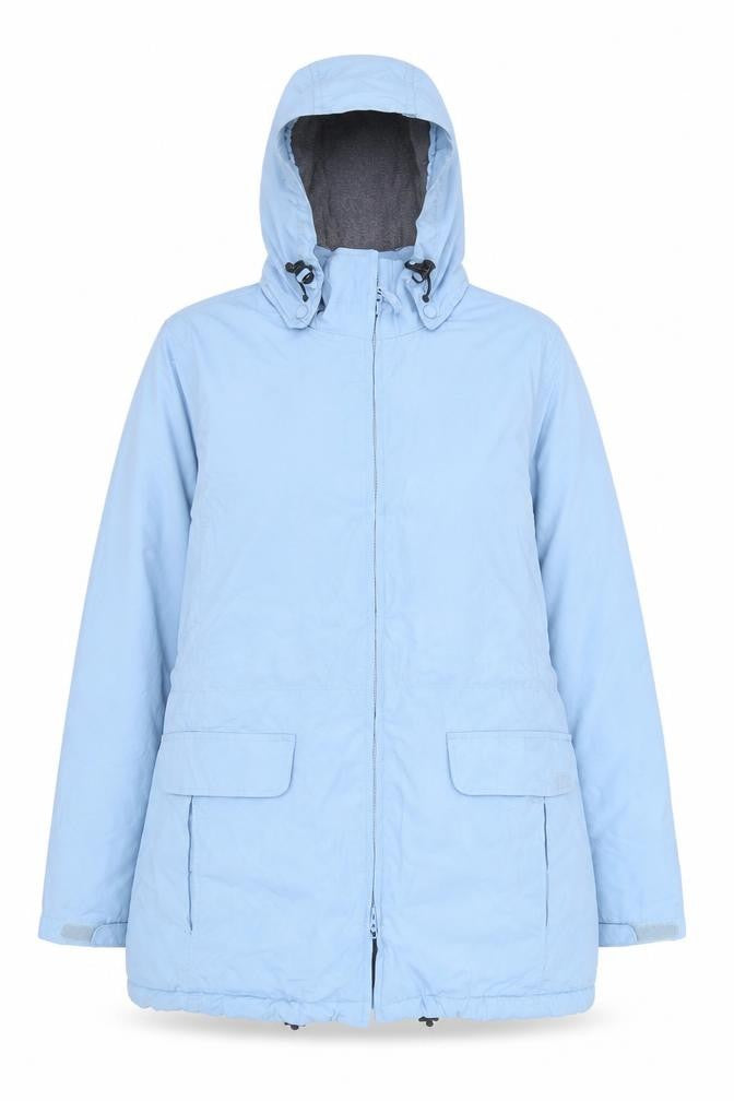 Lands' End Women's Blue Hooded Parka Jacket Size 12