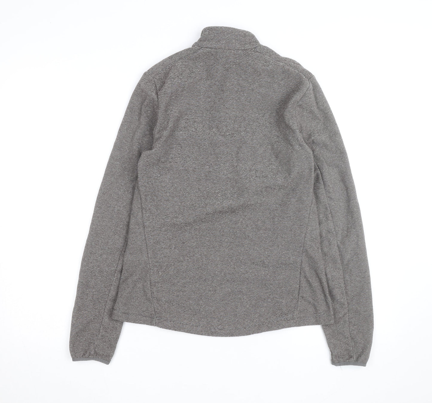 Quechua Women's Grey 1/4 Zip Fleece Pullover Sweatshirt XL