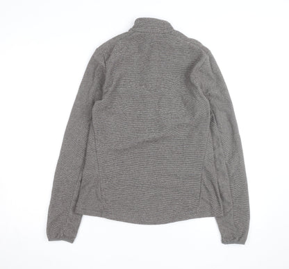 Quechua Women's Grey 1/4 Zip Fleece Pullover Sweatshirt XL