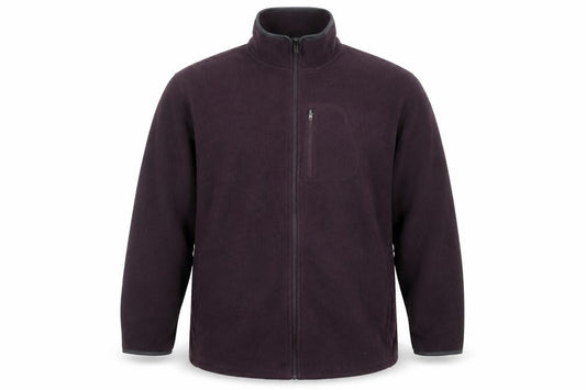 Marks and Spencer Men's Purple 2XL Fleece Full Zip Jacket