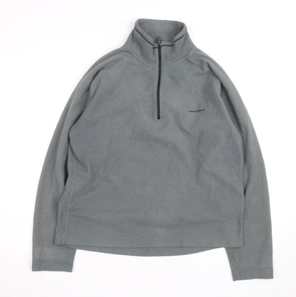 Craghoppers Men's Grey Fleece Half Zip Pullover Sweatshirt L