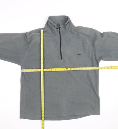 Craghoppers Men's Grey Fleece Half Zip Pullover Sweatshirt L