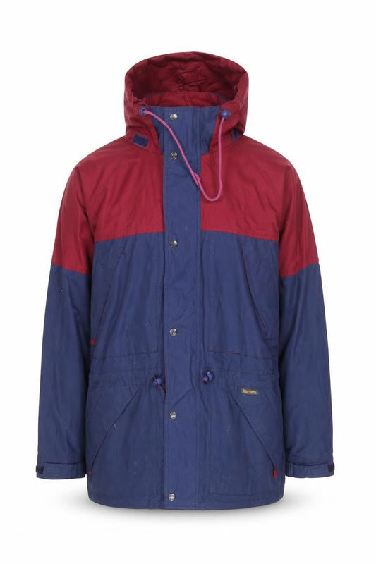 Regatta Men’s Blue & Red Waterproof Hooded Parka Jacket M