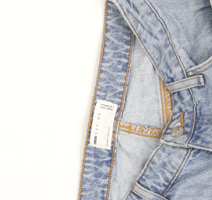 ASOS Design Men's Light Blue Distressed Slim Jeans W38 L31