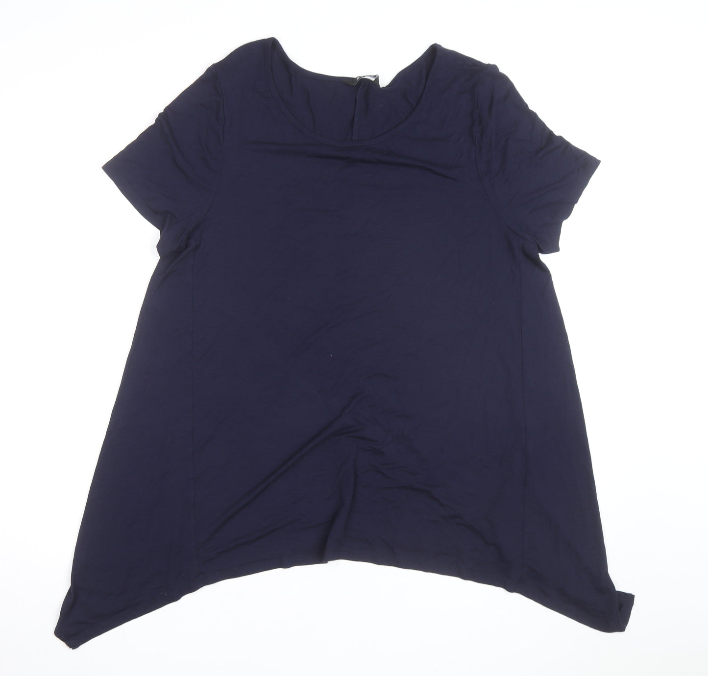 Evans Women’s Blue Jersey Short Sleeve T-Shirt UK 16