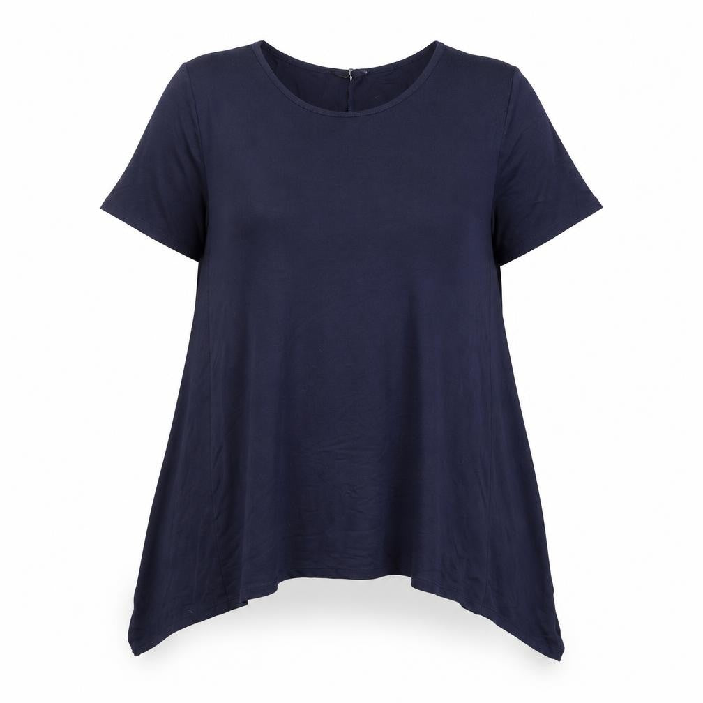 Evans Women’s Blue Jersey Short Sleeve T-Shirt UK 16