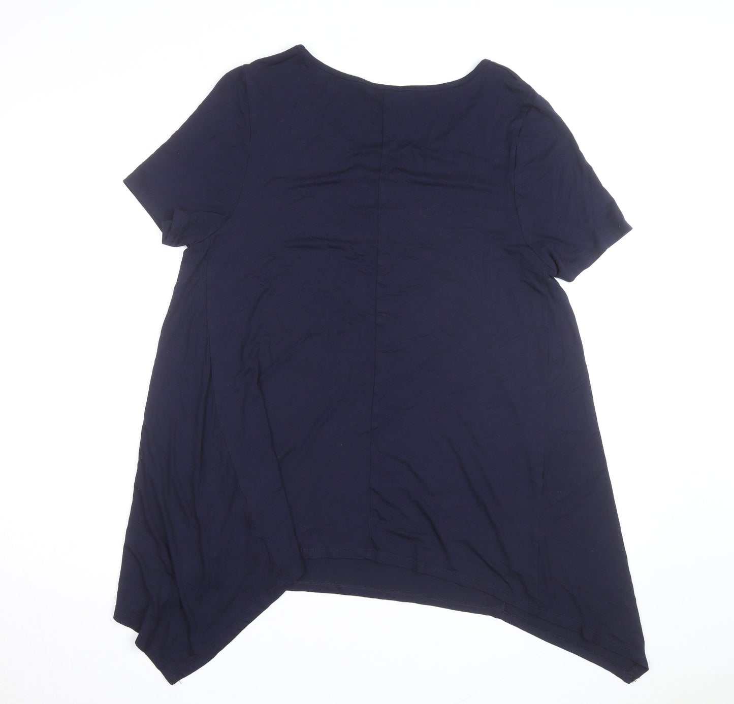 Evans Women’s Blue Jersey Short Sleeve T-Shirt UK 16