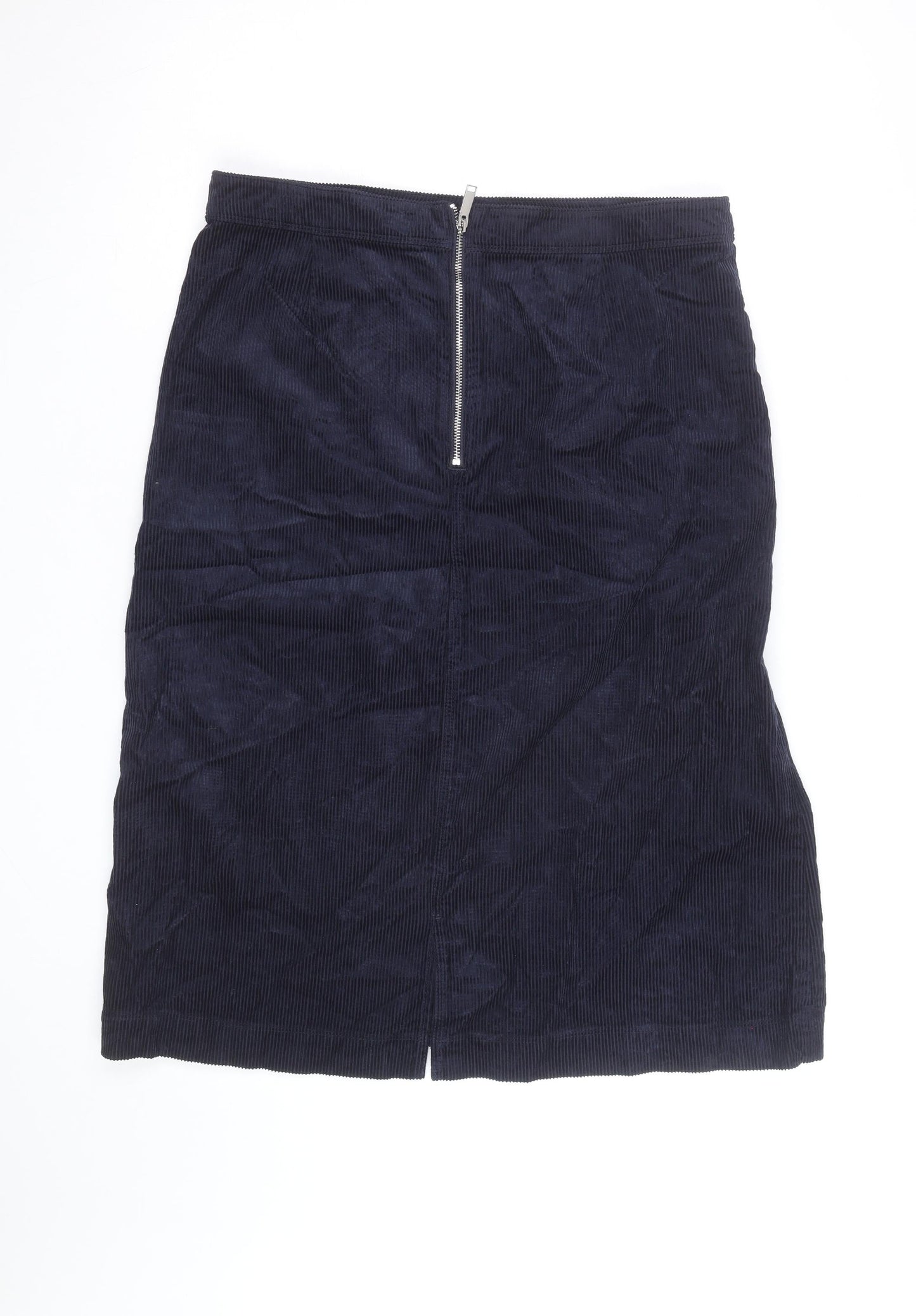 Marks and Spencer Women’s Blue Corduroy Pencil Skirt Size 12