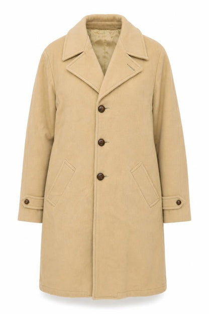 Botany Weathertopper Women’s Beige Wool Long Overcoat Size 16