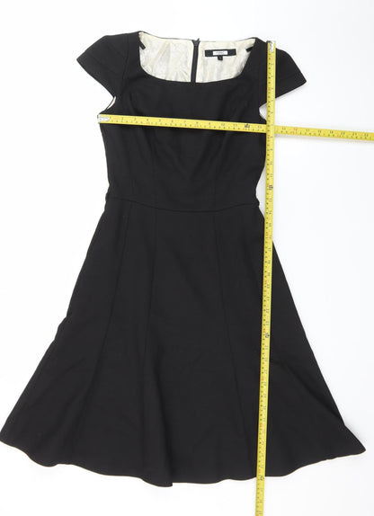 Next Women’s Black Fit & Flare Knee Length Dress Size 6