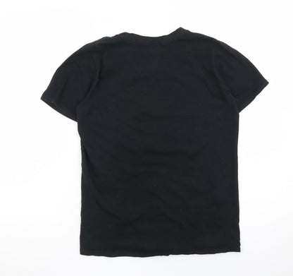 Rick and Morty Men’s Black Small Graphic Print T-Shirt