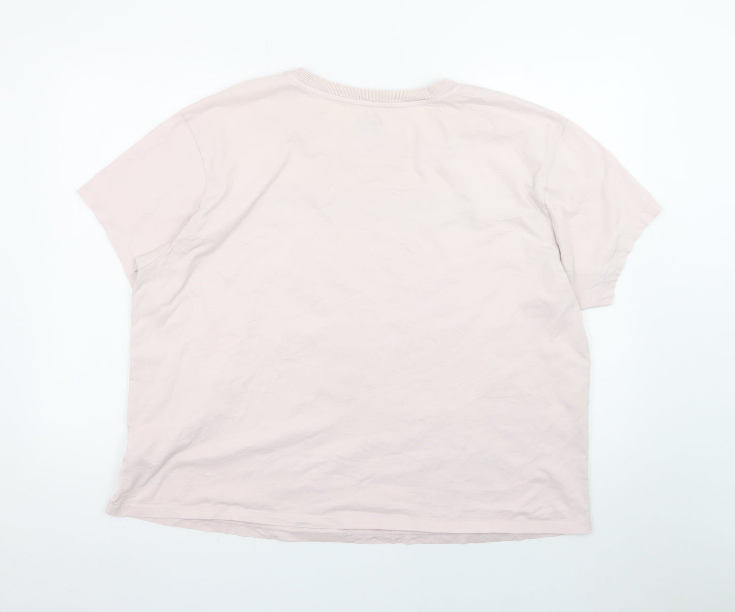 Marks and Spencer Unisex Pink Ramones Band Graphic T-Shirt Size 22