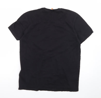 Ben Sherman Men's Black Medium Retro Graphic Print T-Shirt