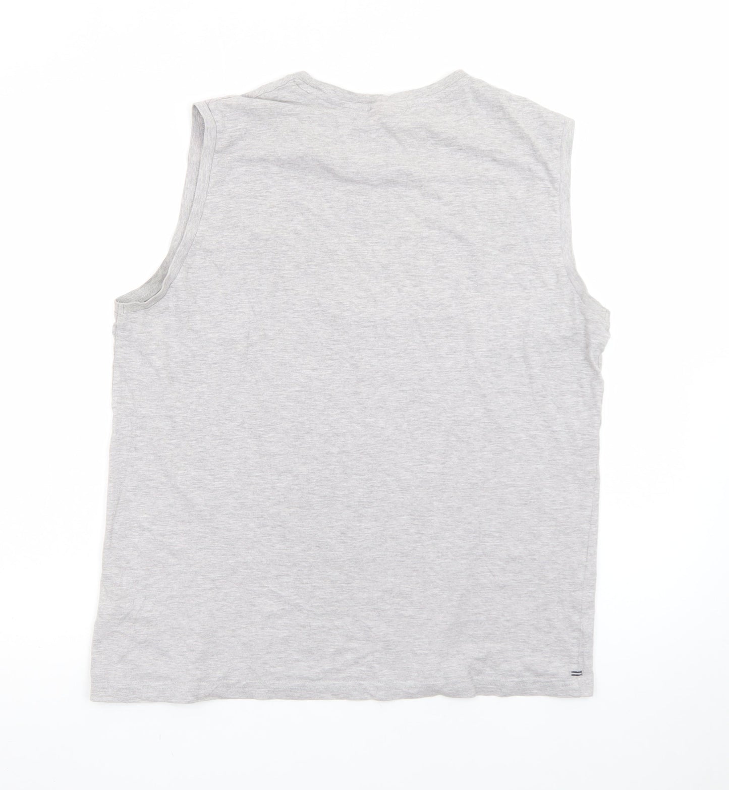 Slazenger Men’s Grey Sleeveless Crew Neck T-Shirt Size L